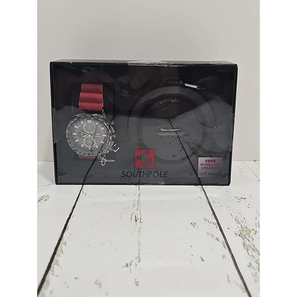 Southpole Men's Watch and Wireless Speaker Gift Set - Picture 7 of 11